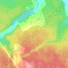 Топографическая карта Большое Кленово, высота, рельеф