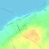 Топографическая карта Cape Vincent, высота, рельеф