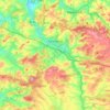 Топографическая карта Sinsheim, высота, рельеф