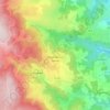 Топографическая карта Chazelles-sur-Lavieu, высота, рельеф