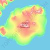 Топографическая карта Остров Винер-Нейштадт, высота, рельеф
