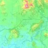Топографическая карта Sedona, высота, рельеф
