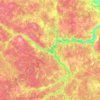 Топографическая карта Сарыевское сельское поселение, высота, рельеф