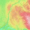 Топографическая карта Мда, высота, рельеф