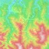 Топографическая карта Roburent, высота, рельеф