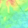 Топографическая карта South Cerney, высота, рельеф