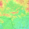 Топографическая карта Бугровское городское поселение, высота, рельеф