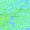 Топографическая карта Suzhou Industrial Park, высота, рельеф