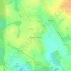 Топографическая карта Польные Богатыри, высота, рельеф