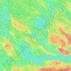 Топографическая карта Ромашкинское сельское поселение, высота, рельеф