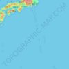 Топографическая карта 東京都, высота, рельеф