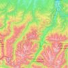 Топографическая карта Хасаут-Греческое сельское поселение, высота, рельеф