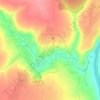Топографическая карта Фомино-Негачевка, высота, рельеф
