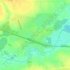 Топографическая карта Бигосово, высота, рельеф