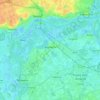Топографическая карта Bornem, высота, рельеф