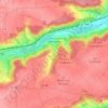 Топографическая карта Sermaise, высота, рельеф