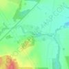 Топографическая карта Жукевичи, высота, рельеф