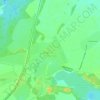 Топографическая карта Малыгино, высота, рельеф