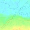 Топографическая карта Бердюгино, высота, рельеф