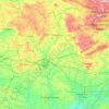 Топографическая карта Mayenne, высота, рельеф