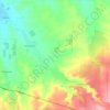 Топографическая карта Урожайновское сельское поселение, высота, рельеф