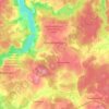 Топографическая карта Краснозаводск, высота, рельеф