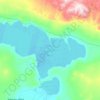 Топографическая карта Хяргас нуур ᠬᠢᠷᠭᠢᠰ ᠨᠠᠭᠤᠷ, высота, рельеф