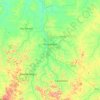 Топографическая карта Ariquemes, высота, рельеф