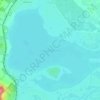 Топографическая карта озеро Мылка, высота, рельеф