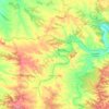 Топографическая карта Fabara, высота, рельеф