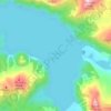 Топографическая карта Garibaldi Lake, высота, рельеф