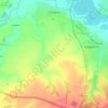 Топографическая карта Отрадное, высота, рельеф