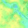 Топографическая карта Дудичи, высота, рельеф