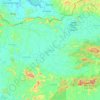 Топографическая карта Sintang, высота, рельеф