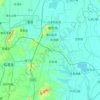 Топографическая карта 津市市, высота, рельеф