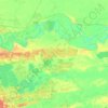 Топографическая карта Чикчинское сельское поселение, высота, рельеф
