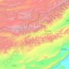 Топографическая карта 阿合奇县 / ئاقچى ناھىيىسى / اقچئي وودانى, высота, рельеф