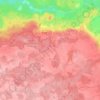 Топографическая карта Гостилицкое сельское поселение, высота, рельеф