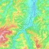 Топографическая карта Sasso Marconi, высота, рельеф