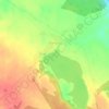 Топографическая карта Подгорное, высота, рельеф
