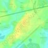 Топографическая карта Томковичи, высота, рельеф