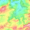 Топографическая карта Sarria, высота, рельеф