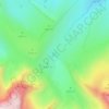 Топографическая карта Псенодах, высота, рельеф