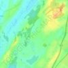 Топографическая карта Lisheen, высота, рельеф