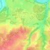 Топографическая карта Горки-2, высота, рельеф