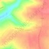 Топографическая карта Зелёная Долина, высота, рельеф