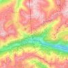 Топографическая карта Airolo, высота, рельеф