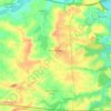Топографическая карта Élise-Daucourt, высота, рельеф