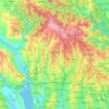 Топографическая карта Башакшехир, высота, рельеф