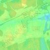 Топографическая карта Тихменевское сельское поселение, высота, рельеф